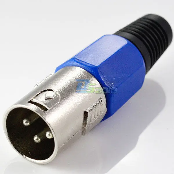 Высокое качество 3 Pin контактный микрофон динамик AMP XLR штекер аудио кабель Разъем
