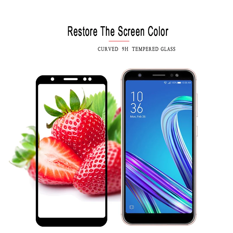 Закаленное 3d-стекло для ASUS ZenFone Max (M1) ZB556KL полноэкранная Защитная пленка |