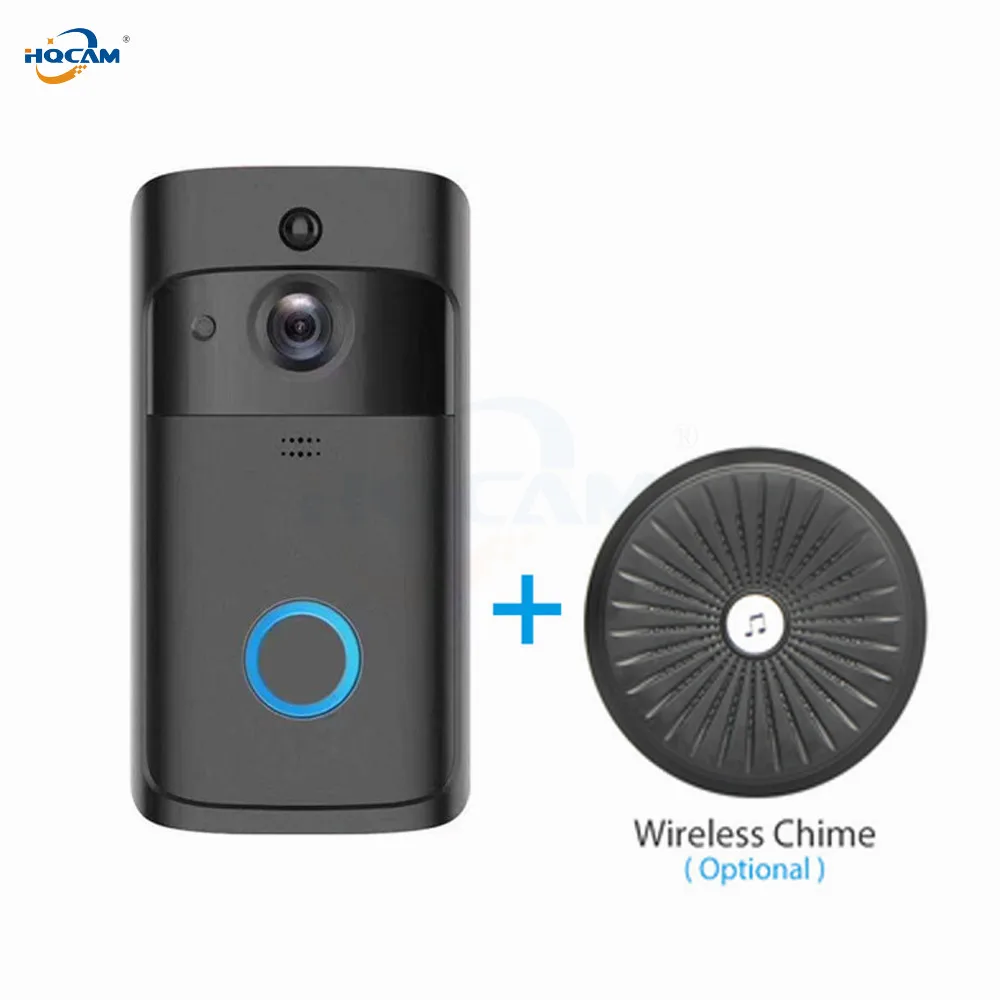 HQCAM Wi-Fi видео дверной звонок Wifi дверной Звонок камера Смарт Wi-Fi видеодомофон дверной звонок видео дверной звонок для квартиры ИК сигнализация