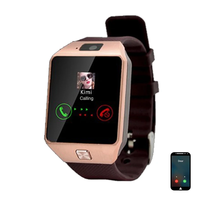 Sograce 1 54 "сенсорный экран умные часы DZ09 Reloj Inteligente будильник 2G для телефона Android