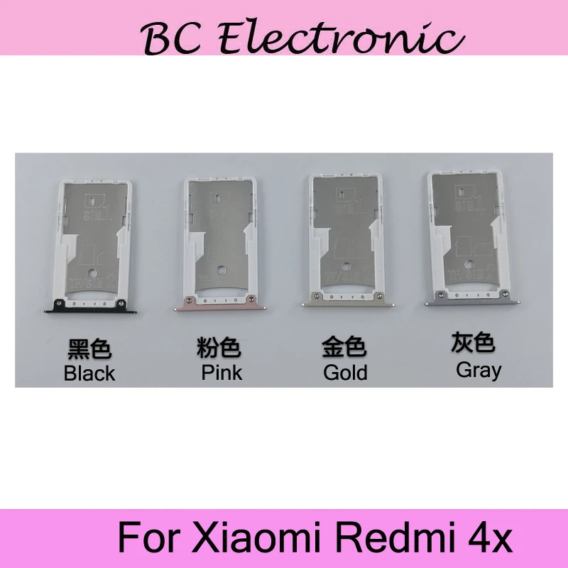 Оригинал для Xiaomi mi Redmi 4x4 X Nano Sim + лоток карты Micro SD Держатель Слот гнездо запасные