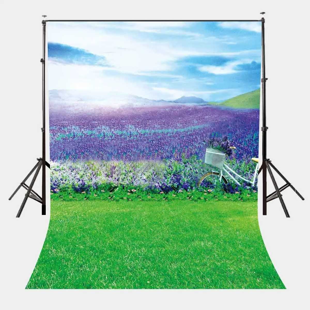 5x7ft природный пейзаж фон ультра фиолетовый цвет цветы Солнечный день фотография