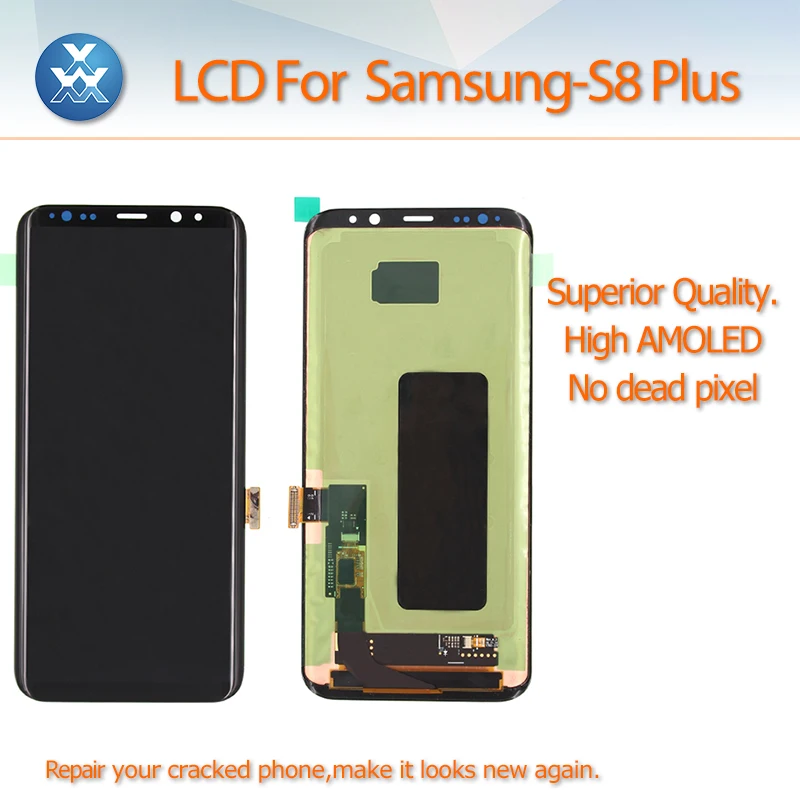 Тестирование AMOLED ЖК дисплей для samsung Galaxy S8 + плюс G955 G9500 SM G950 G950F Дисплей сенсорный