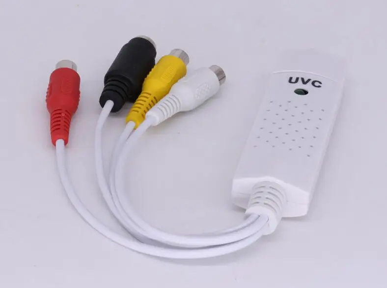 UVC USB2.0 видеосъемки ТВ тюнер с аудио DVD VHS av адаптер компьютер cc Камера Поддержка