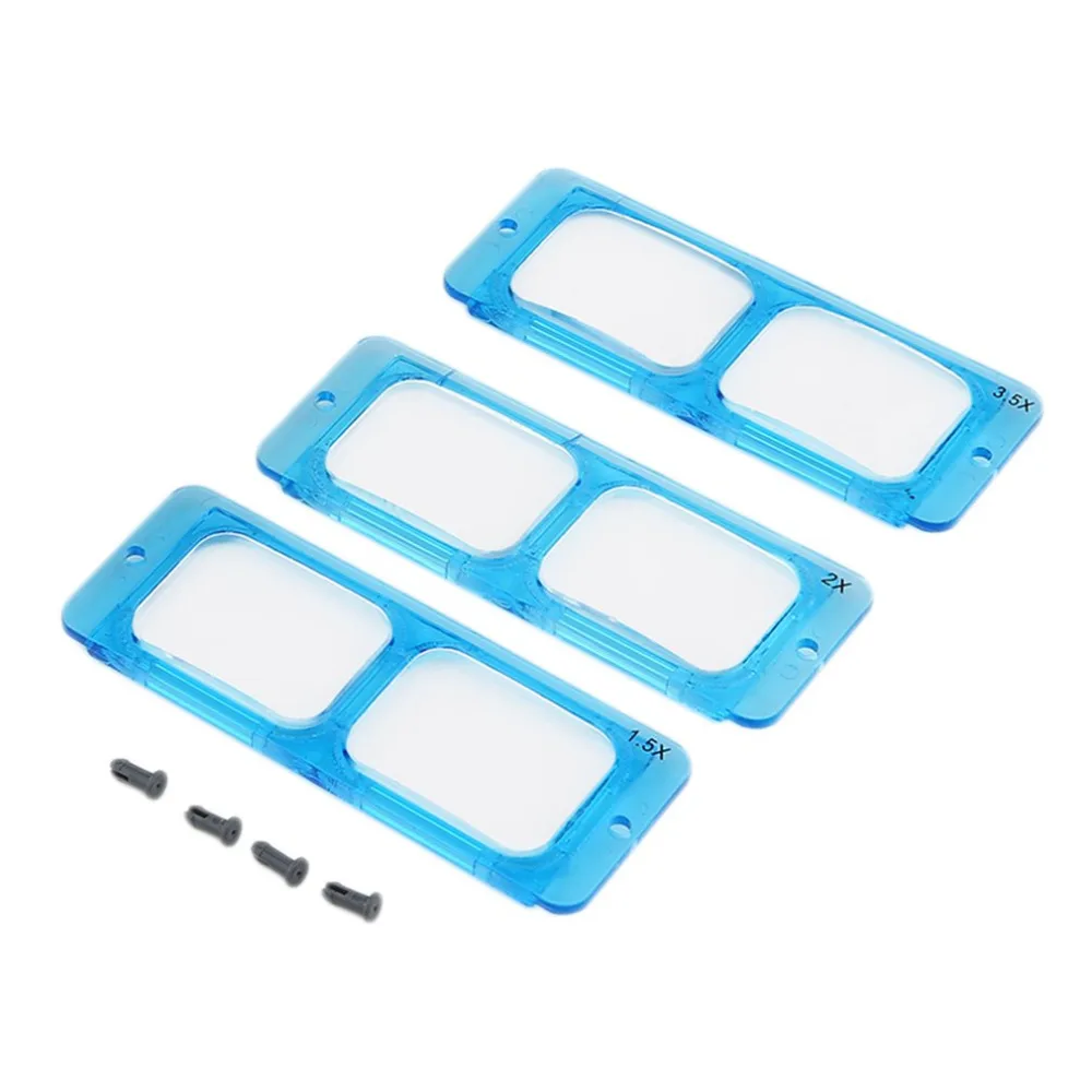 2017 Новый тип шлема увеличительное стекло двойная головка объектива ношение Лупа