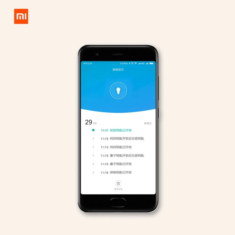 Оригинальный умный дверной замок xiaomi aqara для домашней безопасности и практичный