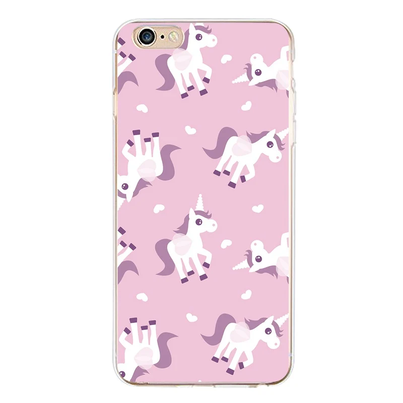 Soft Silicone TPU Phone Case For iPhone 4/4s 5 5s 6 6plus 7 8plus x fish Horse Scenery Simple Free Shipping | Мобильные телефоны и
