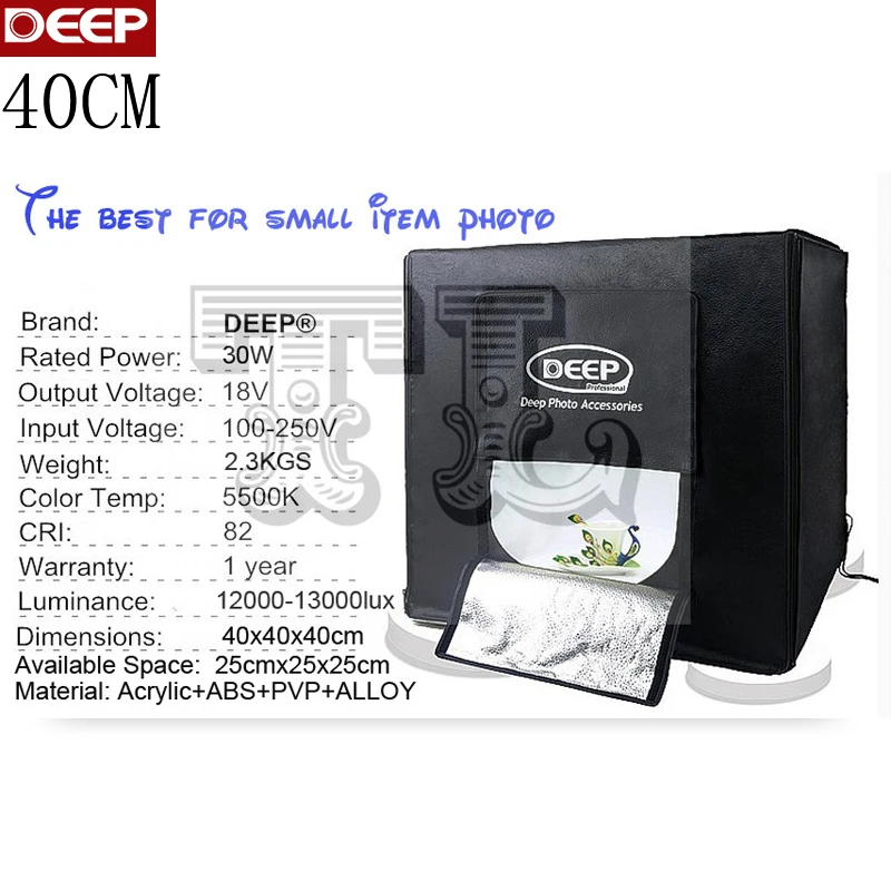 Настольная мини-палатка для фотосъемки 15 7 дюйма светодиодная палатка 40 см