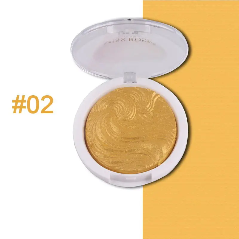 F215502 MISS ROSE хайлайтер бронзатор осветляет 12 цветов легко носить косметику скрывающий порошок для лица iluminador maquillaje - Цвет: F215502