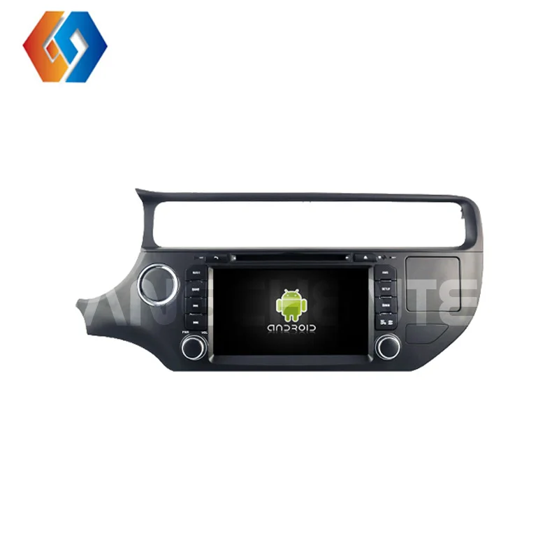 2 Din Android 9 0 автомобильный dvd-плеер для KIA RIO 2015 с сенсорным экраном ips Встроенный