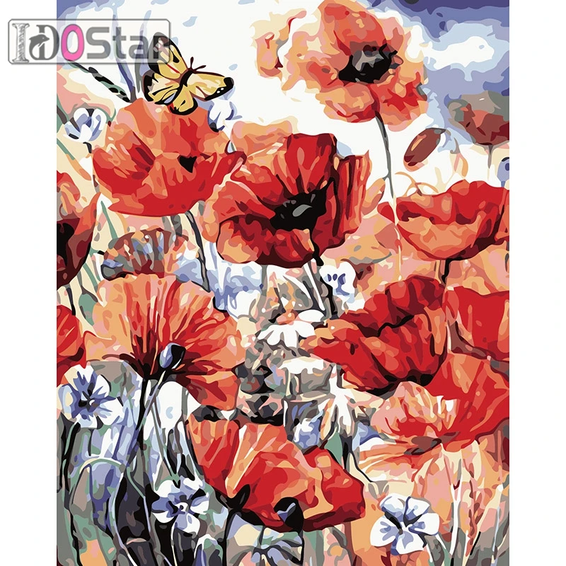 Винтажная живопись DIY Набор для рисования по номерам Акриловая Краска на холсте