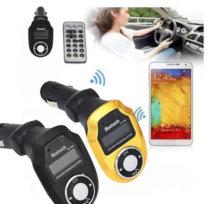 Willtoo Лидер продаж Новый BT 303 автомобильный комплект MP3 Bluetooth плеер FM передатчик