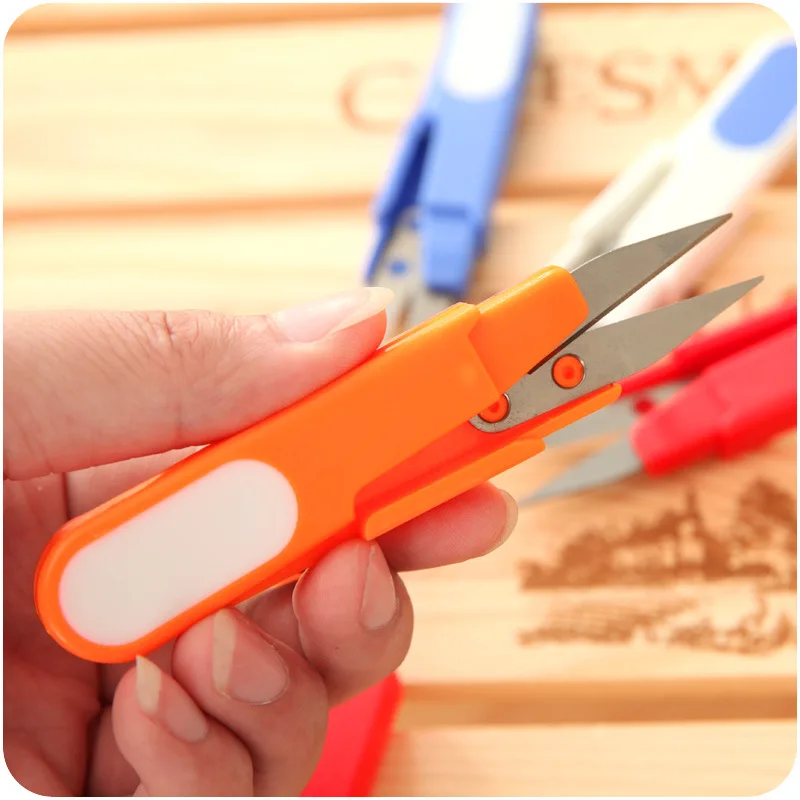 

ZtDpLsd 1Pcs U-shaped Thread Cutter Embroidery Scissors Lid for Cross Stitch Sewing Accessories Tailors Supplies Sharp