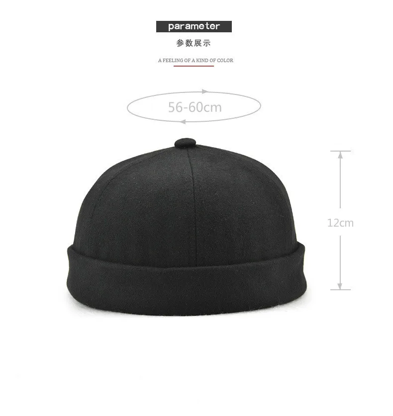 [JAMONT] повседневные мужские шапки бини Skullcap Твердые хлопковые шапочки модные шапки Новые портативные Casquette