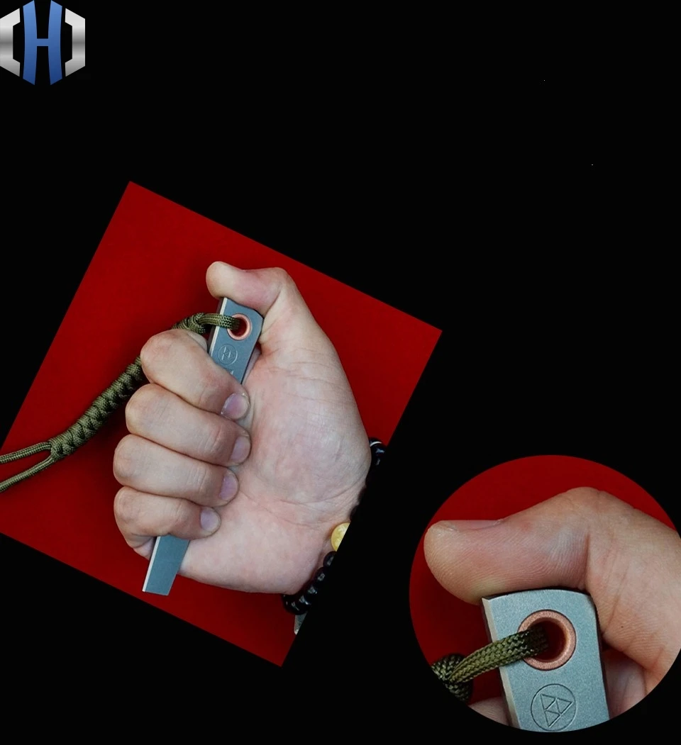 Лом из титанового сплава четырехосевой ЧПУ EDC идеальный дисплей бесплатные инструменты DIY