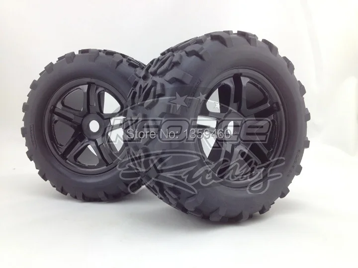 Предварительно приклеенные 4 шт. 1/8 колеса и шины для монстр ТРАКА HPI T MAXX 3 8 SAVAGE REVO