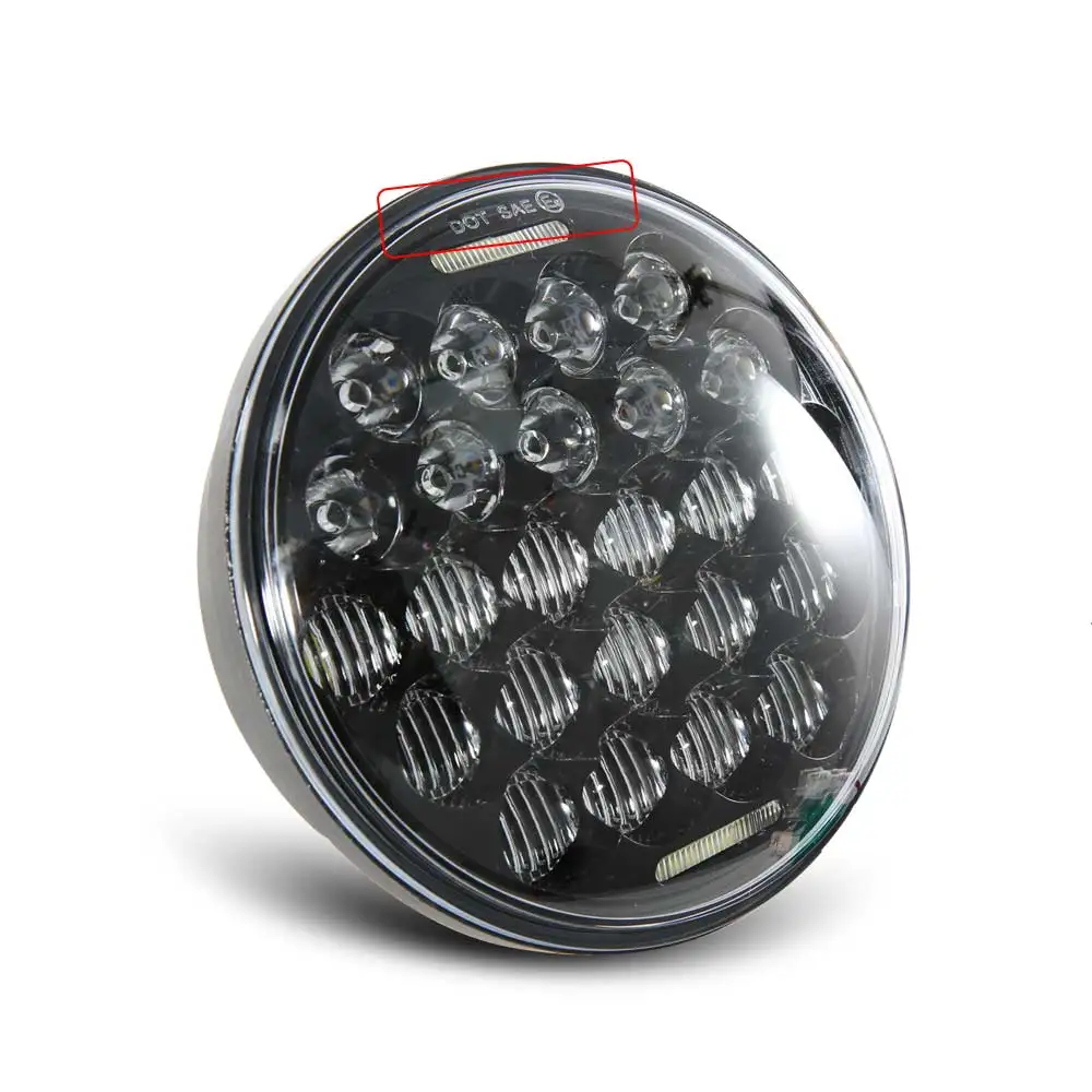 Новинка 2019 стильная хромированная светодиодная фара 5 75 дюйма 3/4 светодиодные