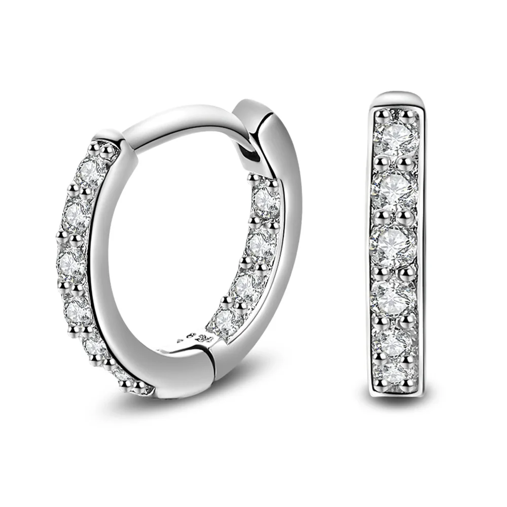 earrings 14 Сережки-гвоздики с кристаллами для женщин Brincos 925 пробы серебряные сережки Brinco серьги Oorbellen Серьги Pendientes ювелирные изделия оптом - Окраска металла: earrings 14