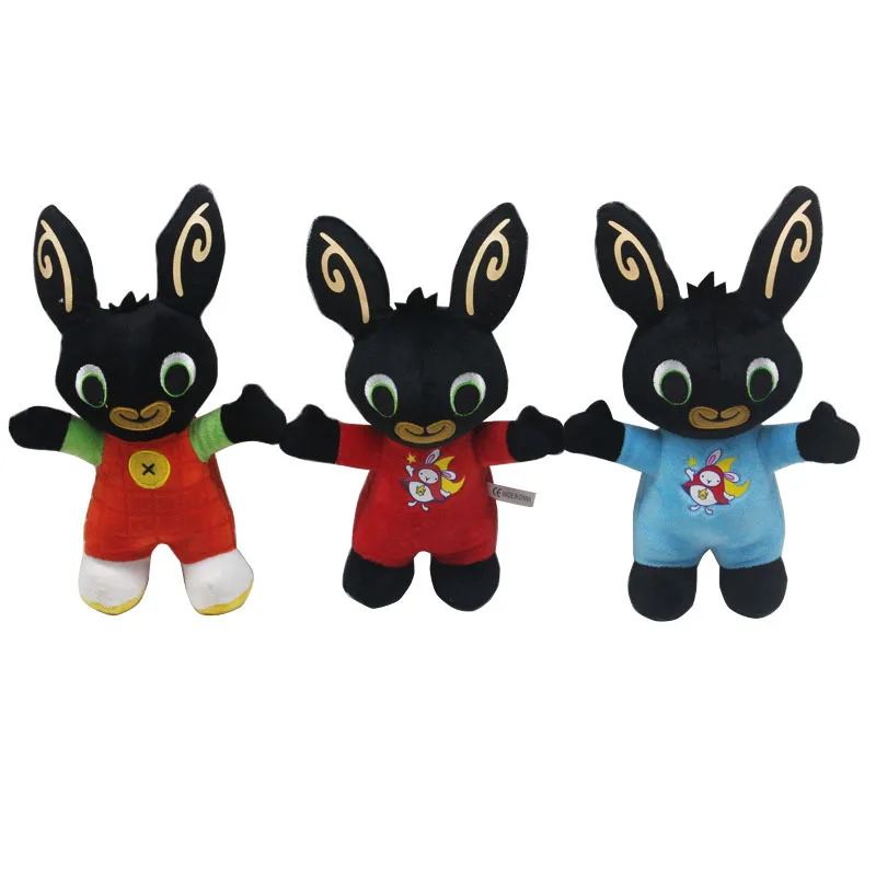 10/25 см с рисунком из мультфильма детская футболка с кроликом Бинг кролик плюшевые игрушки, с рисунком персонажей из игры «пять ночей в Фредди» с блестками; большие размеры друзей-флоп Сула слон панда набитая животная плюшевая кукла для девочек