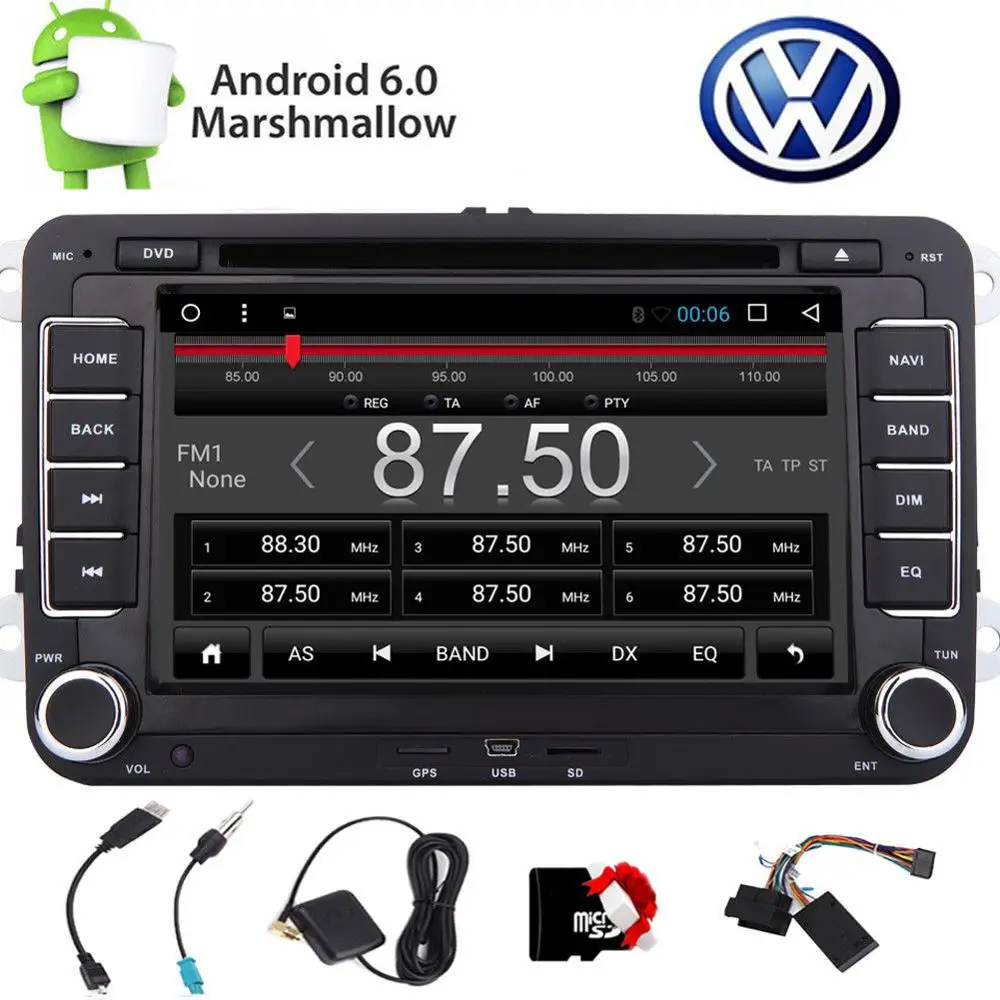 Android 6.0 4 ядра автомобильный DVD Радио стерео GPS Navi для VW Passat Golf Jetta|stereo gps|quad core carcar dvd