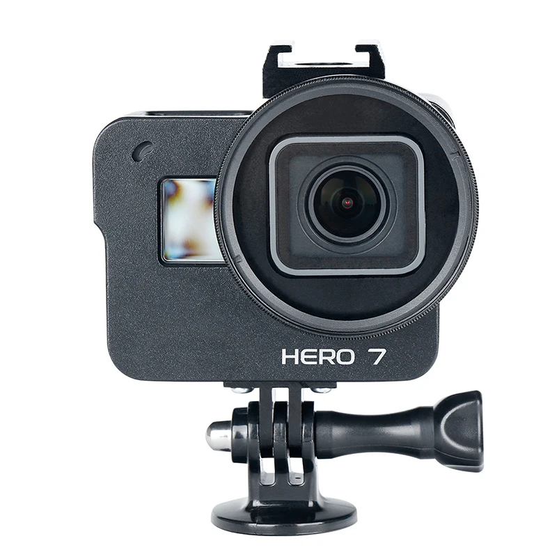 Экшн камера аксессуары для Gopro 7 Алюминиевый сплав металлический корпус рамка с