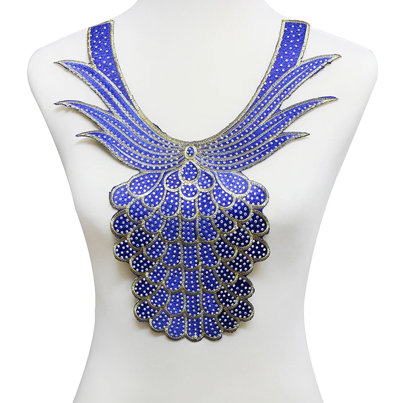 5 шт. золотистые кружевные аппликации для воротника|motif lace|motifmotif light |