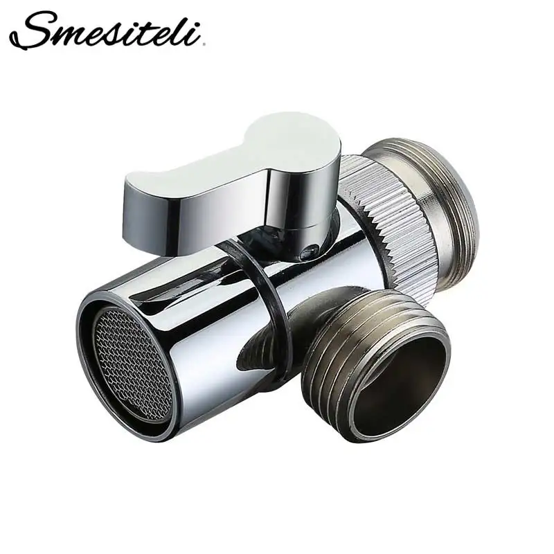 

Hot Sale Polished Chrome Brass Diverter for Kitchen Sink Faucet Replacement Part Bathroom Shower Basin Faucet Spout M22 X M24