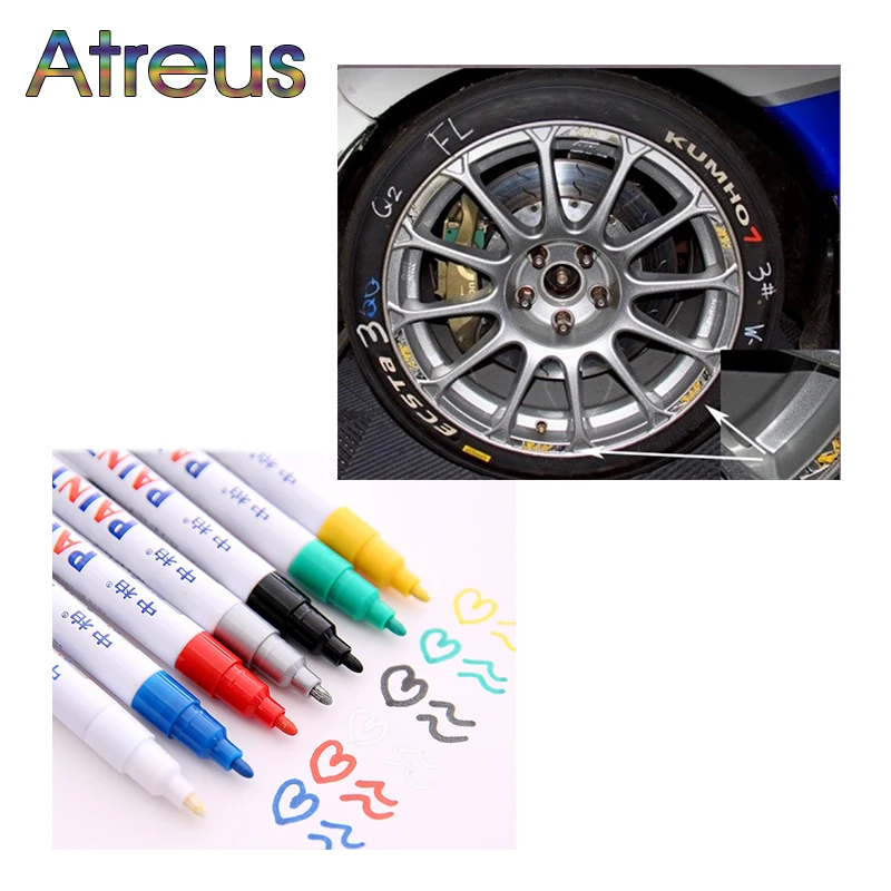 Автостайлинг Atreus автомобильные шины протектор металла Перманентная краска