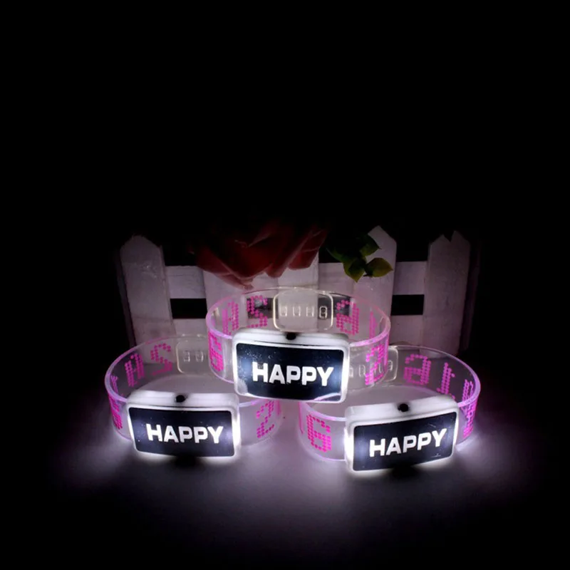 2018 Новинка Детский браслет светящиеся модные игрушки Красочные счастливые