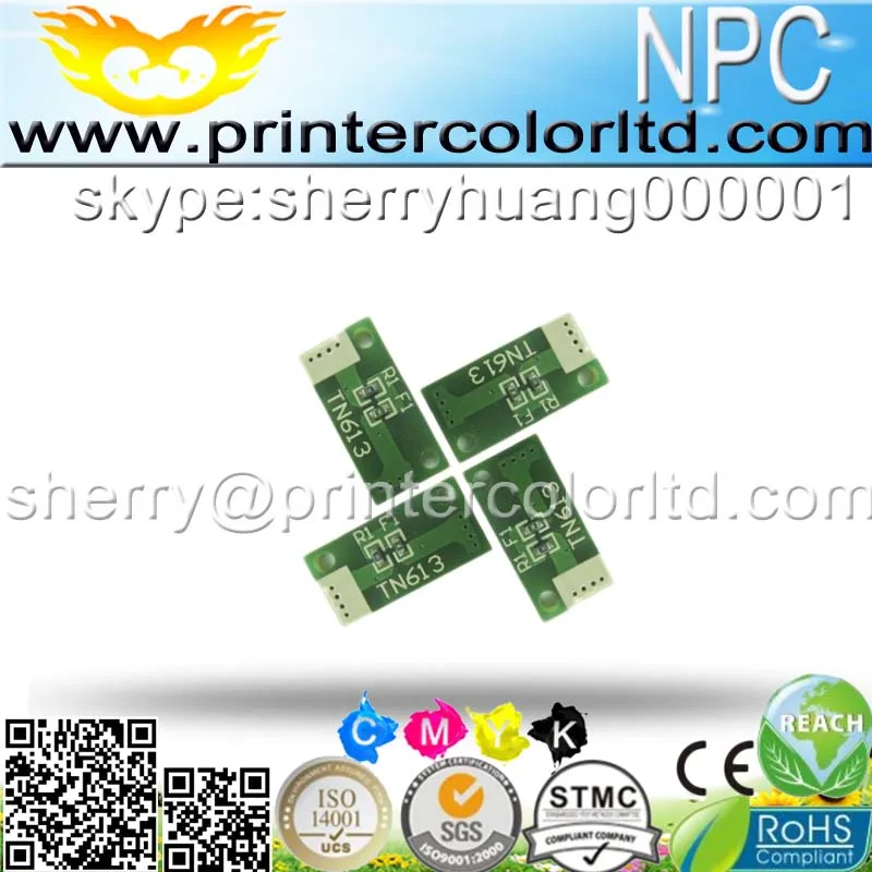 Для Konica - Minolta bizhub C-552 A0TM450 C552-MFP C 452 652 TN613K TN413 TN-613 M TN 413-Y смарт-счетные пополнения