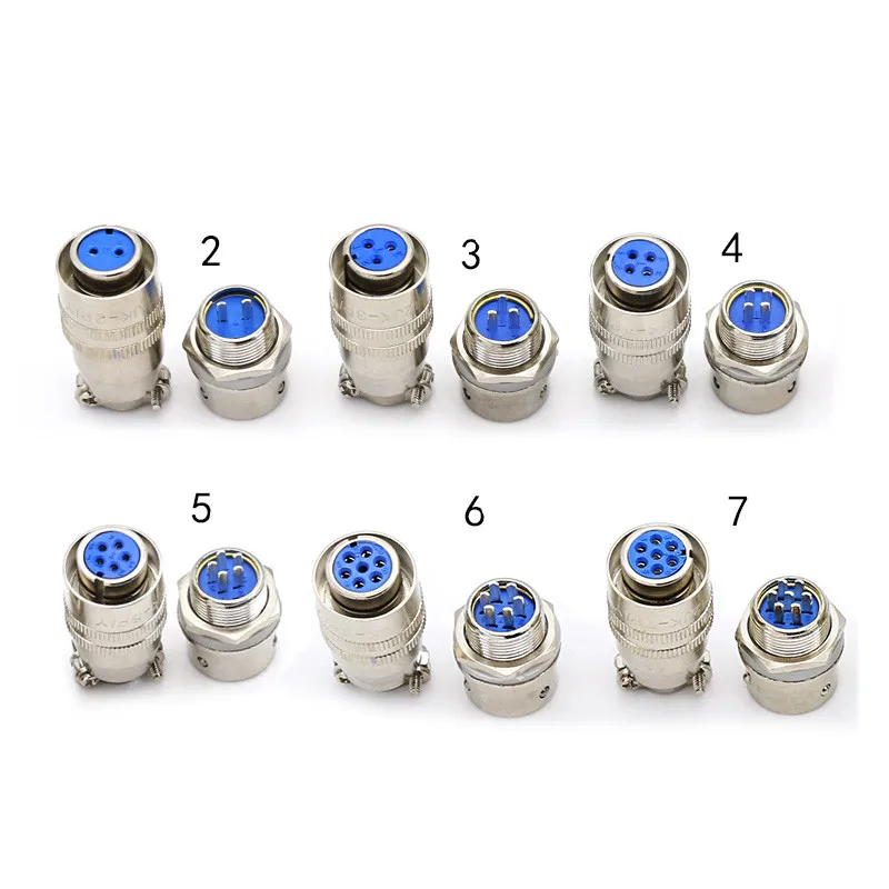 Разъем авиационного интерфейса EziUsin XS12K4P 2 3 4 5 6 7 XS12|connector socket|connector plugconnector t |