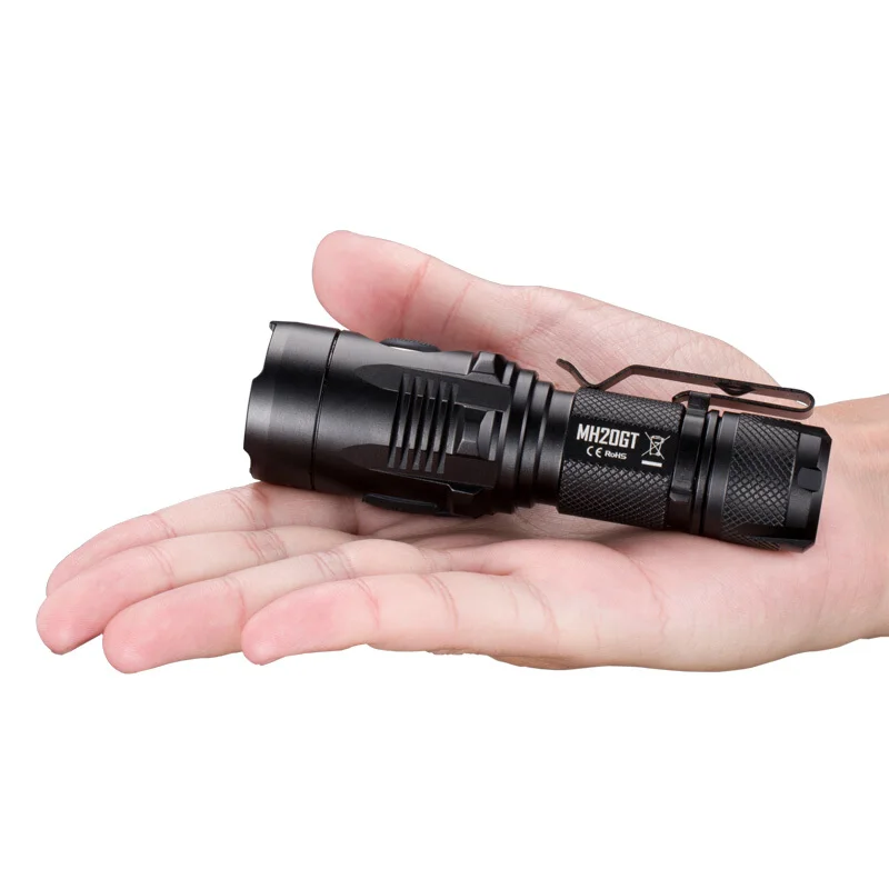 NITECORE MH20GT USB непосредственно заряжаемый фонарик CREE XP-L HI V3 max 1000 люмен луч бросок 362 м уличный фонарик ручной фонарь