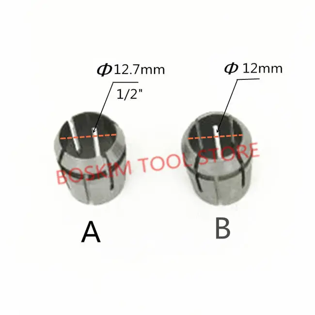 Цанга 1/2 "1/4" 3/8 "6 мм 8 10 12 7 для BOSCH GOF1200A GOF1200 GOF1300CE GOF1300ACE GOF2000CE GOF1400CE GOF1600CE|for