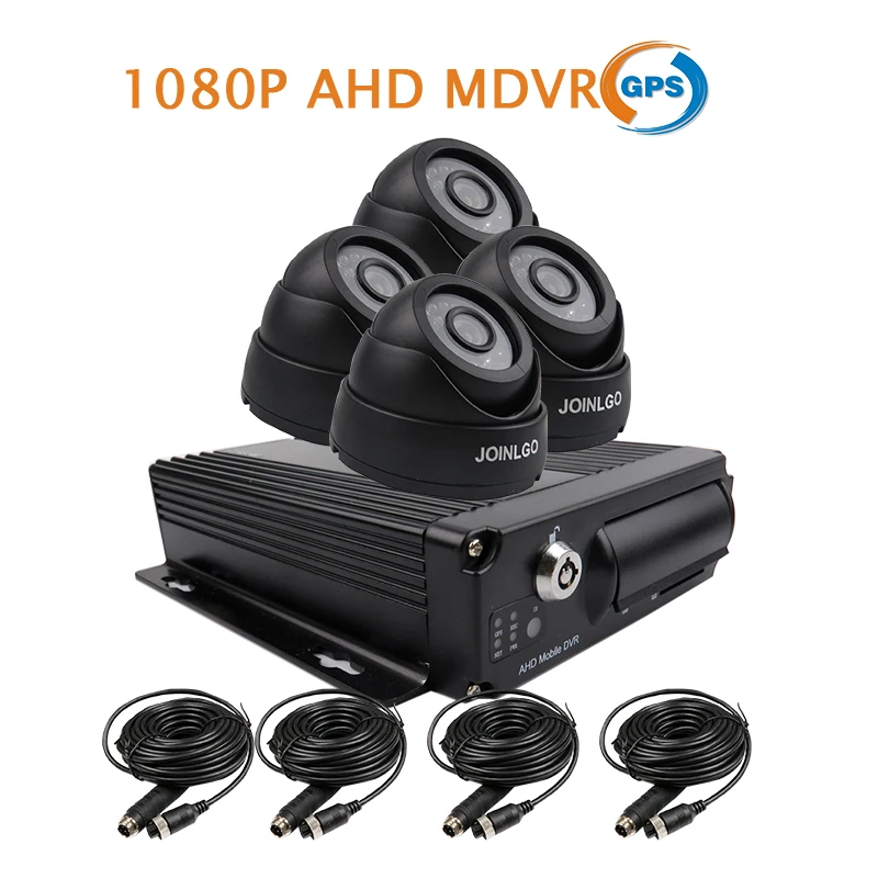 Бесплатная доставка 4 канала gps трек 1080 P AHD 256 ГБ SD Видеорегистраторы для