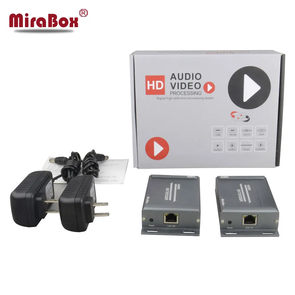 Удлинитель HDMI IP/TCP UTP/STP Поддержка каскадного мульти приемника макс. 253 шт. RX 1080P Full HD