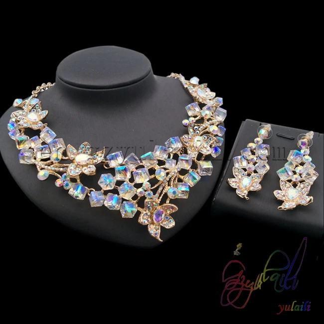 

bridal fashion accessories jewelry kundan set natural crystal stones jewelry sets for beauty
