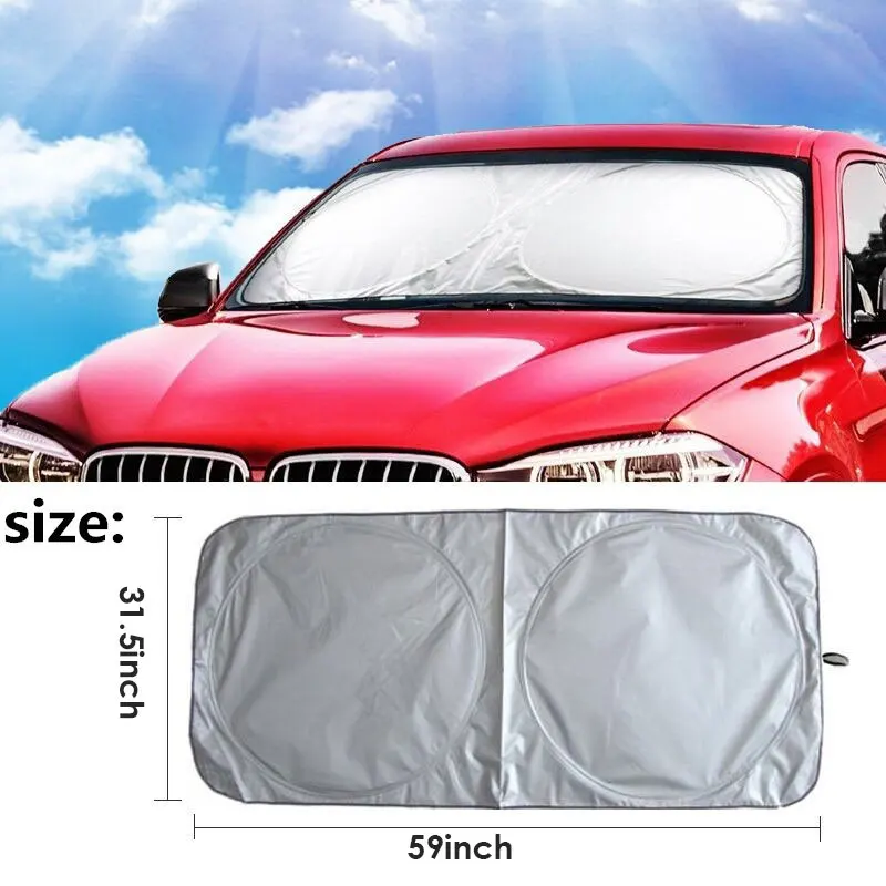 Vehemo 150*80 автомобильный солнцезащитный козырек авто солнцезащитный козырек Солнцезащитный козырек для солнечной защиты большой складной автомобиль для грузовика