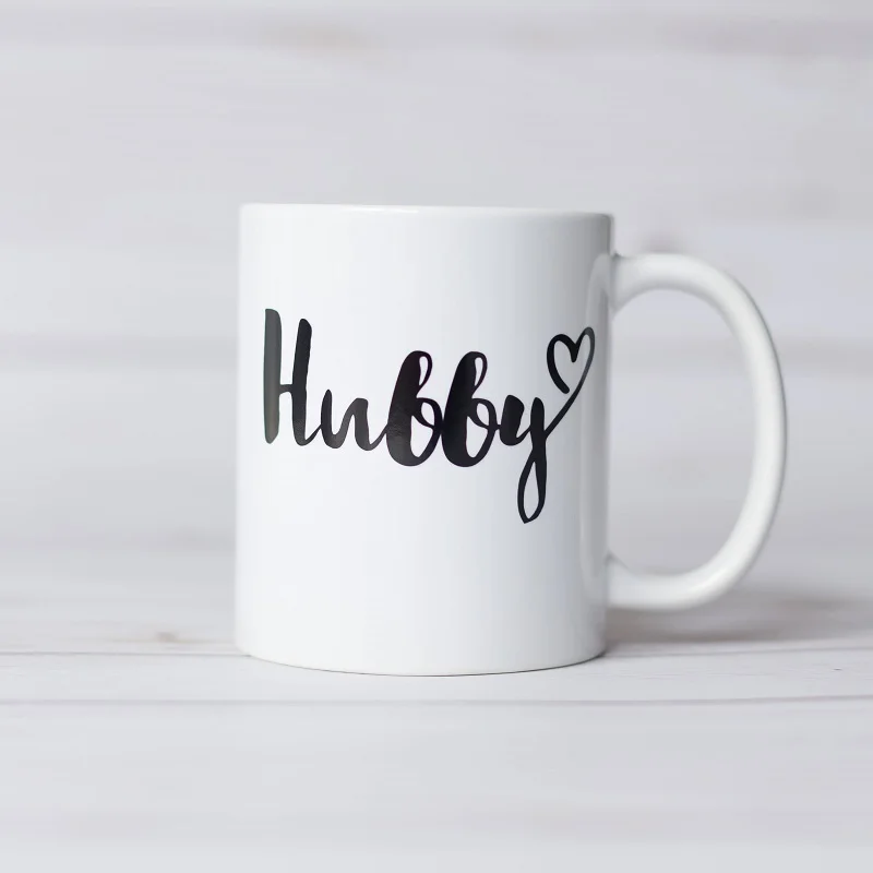 Hubby Wifey& Hubby кружка, кофейная кружка, подарок для пар, подарки ко дню Святого Валентина, кружка для кофе и молока - Цвет: Hubby
