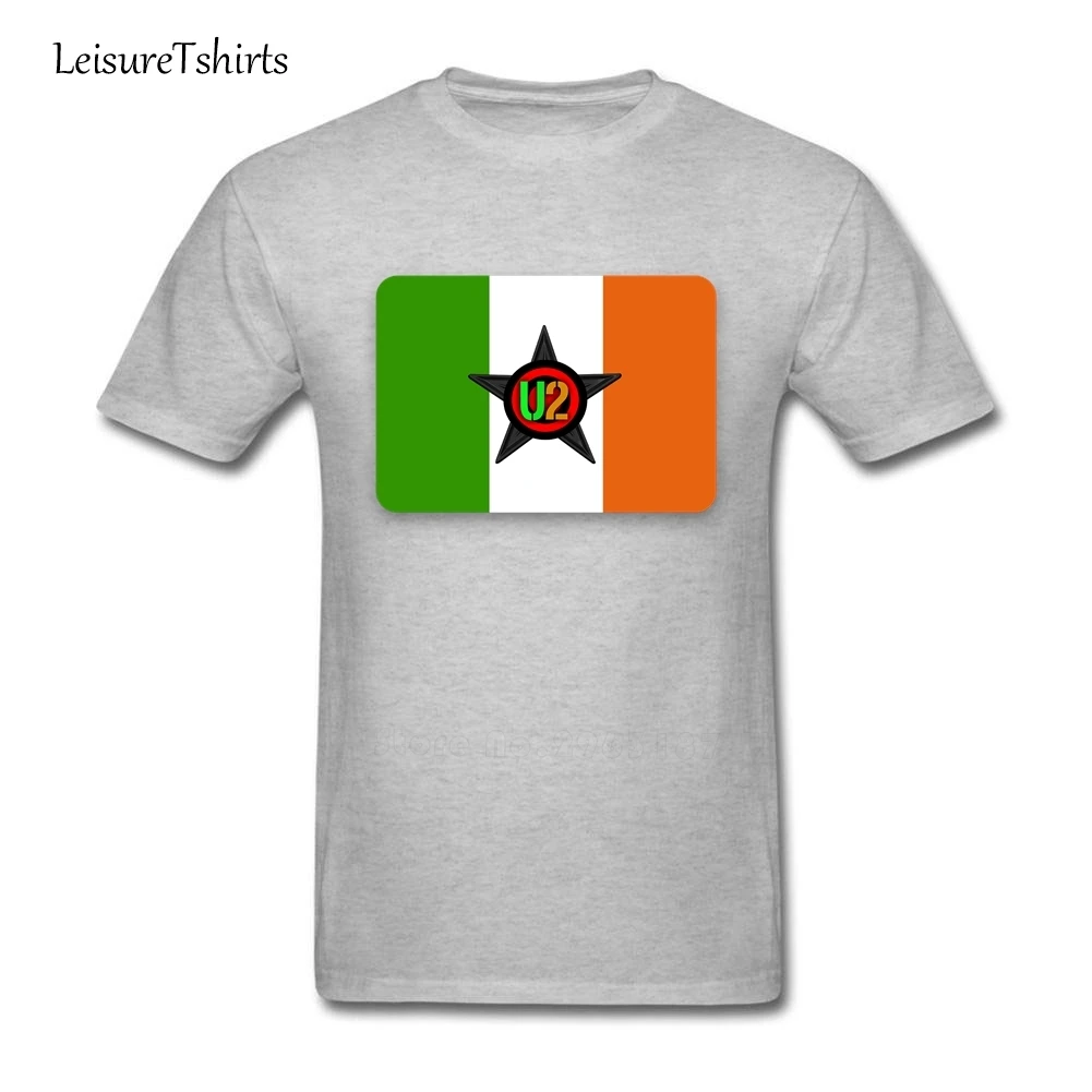 Ireland National Flag/футболка U2 Мужские Классные Футболки с круглым вырезом и короткими