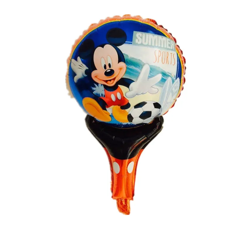 С рисунком из мультфильма Микки ручной Фольга шар надувные шары Mickey печатных