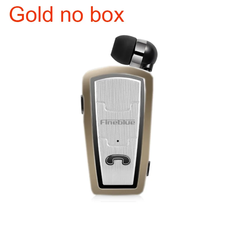Gold no box Fineblue FQ208 Bluetooth 4,0 Мини наушники стерео беспроводной клип для IOS телефона Android шумоподавления - Цвет: Gold no box