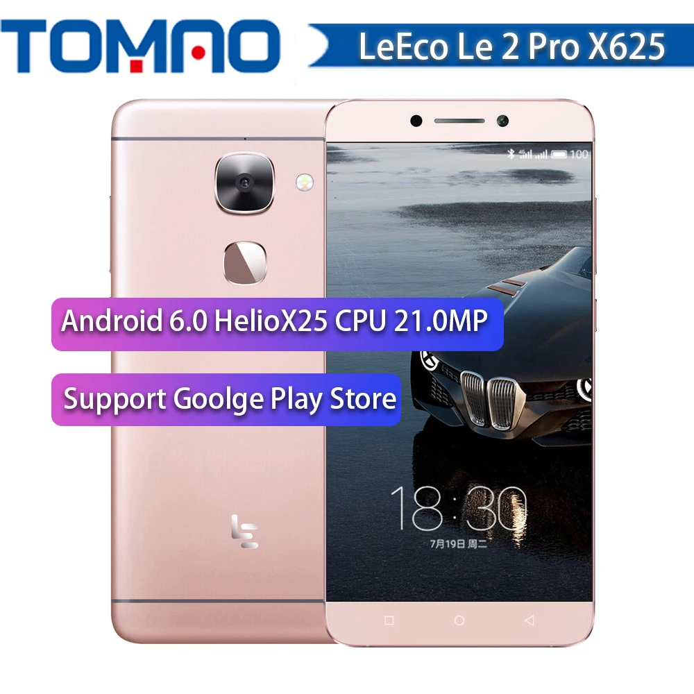 Letv LeEco Le 2 Pro X625 смартфон 5," FHD 4 ГБ/32 ГБ 4G LTE мобильный телефон Android 6,0 HelioX25 процессор МП Fingrprint ID