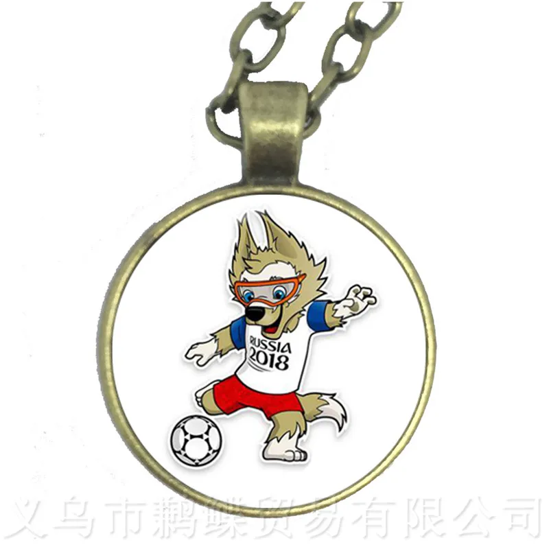 Uruguay Spain Football Team LOGO Abudhabi Waka Necklace 2018 Titan Cup Mascot Logo Fans Souvenir | Украшения и аксессуары