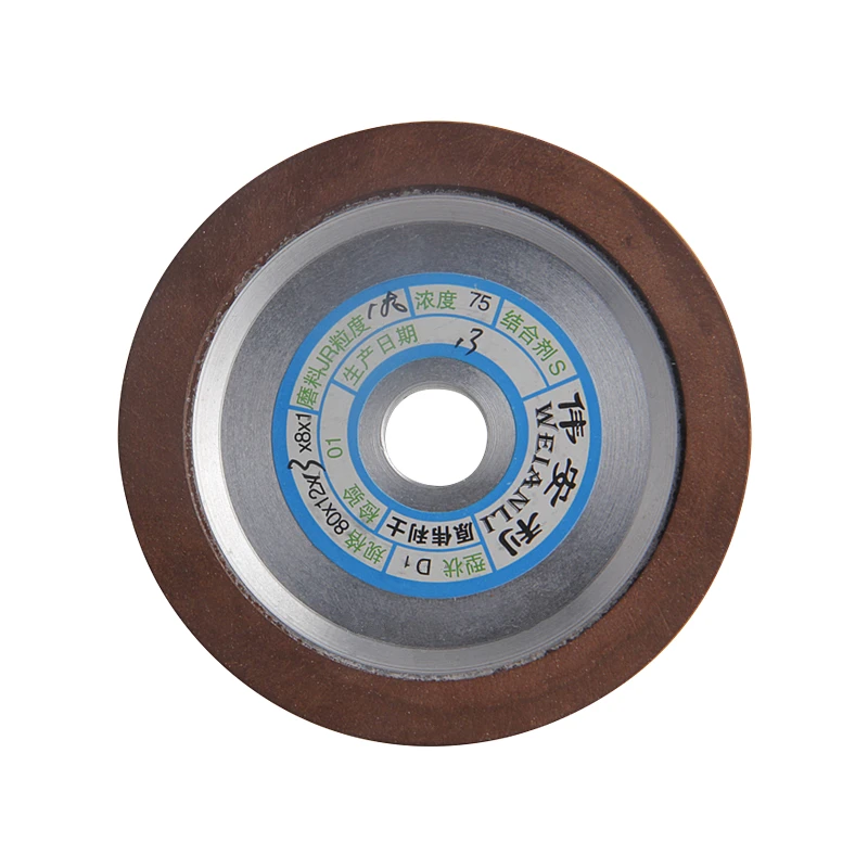 

80mm Diamond Grinding Wheels Grinding Dish Wheels 150/180/240/320 Grain For Milling Cutter Tool Power Tool Accessories