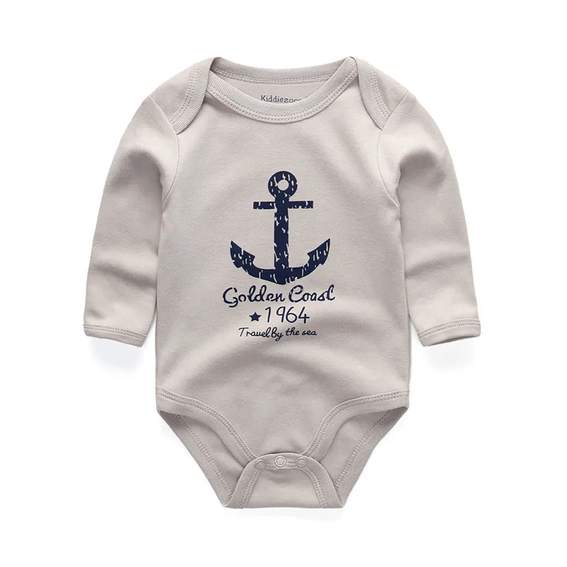 Baby boy romper 2018 newborn baby clothing cotton long sleeves body suits O-neck cartoon dog infant clothes |