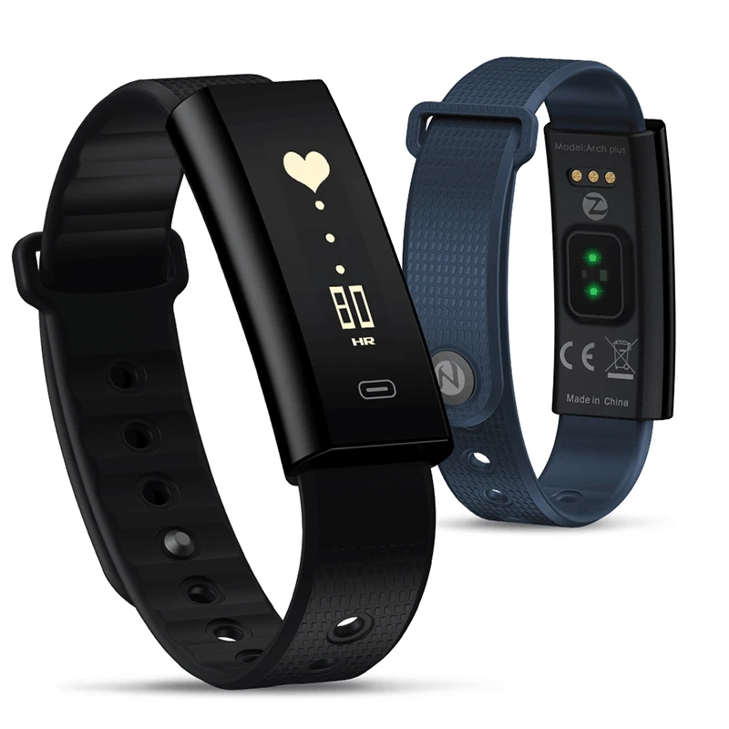 Фитнес браслет Zeblaze Arch Plus Смарт часы с пульсометром и bluetooth мужские женские