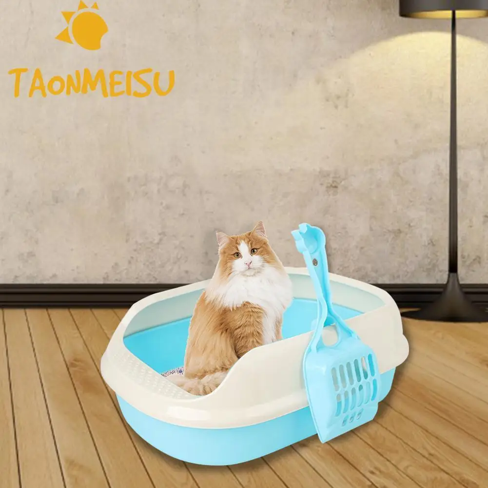 Горячая Распродажа 2018 пластиковый тренажер для кошачьего туалета защита от