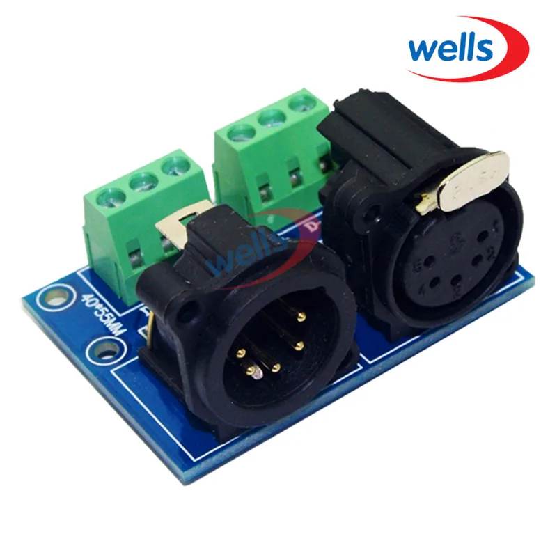 3pin разъем для XLR5 DMX512 3Pin используется DMX контроллера|dmx512 controller|dmx dmx512connector |