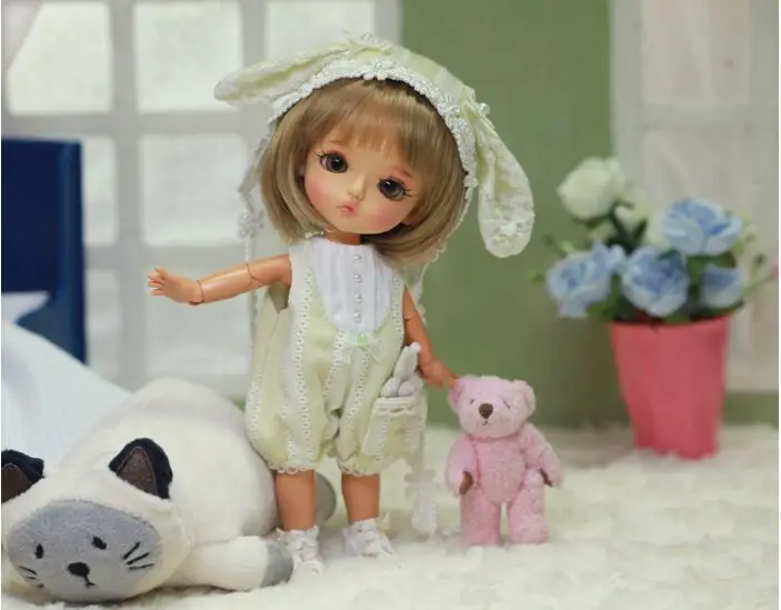 Бесплатная доставка 1/8 BJD кукла Yuna есть загар и нормальный цвет|Куклы| |