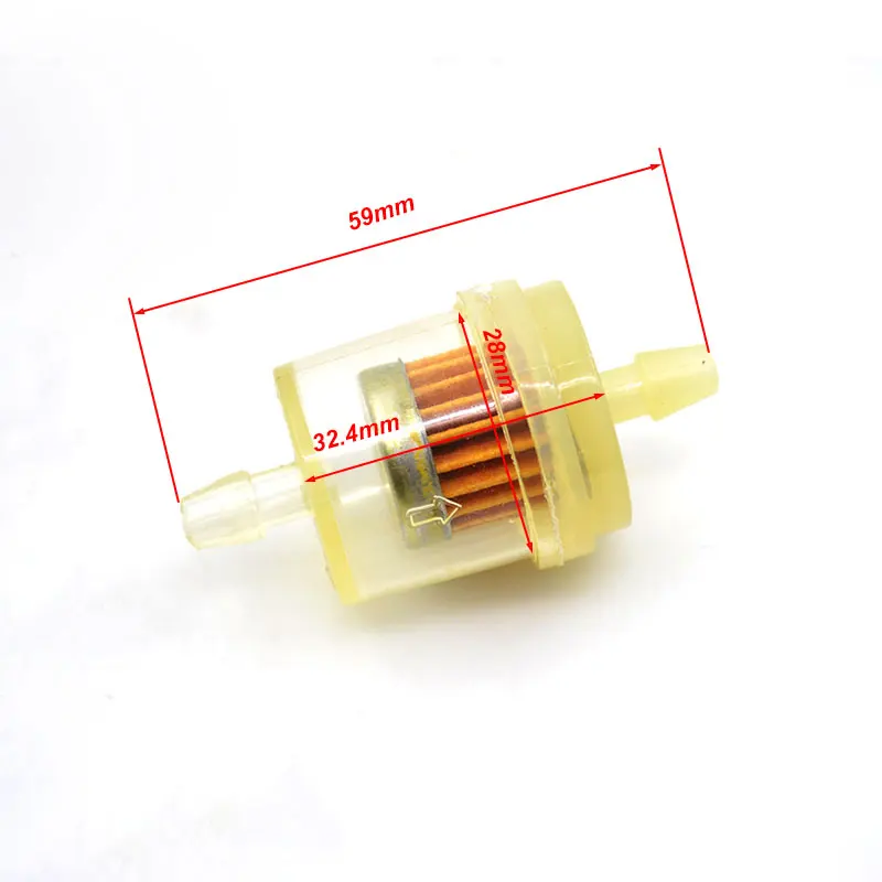 Motorcycle 6mm Car Dirt Pocket Bike Oil Filter Petrol Gas Gasoline Liquid Fuel For Scooter Motorbike | Автомобили и мотоциклы